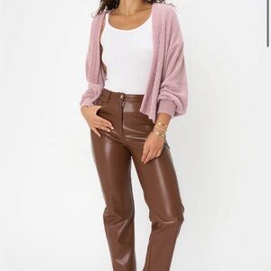 Project Social T Blush Pink Cardigan